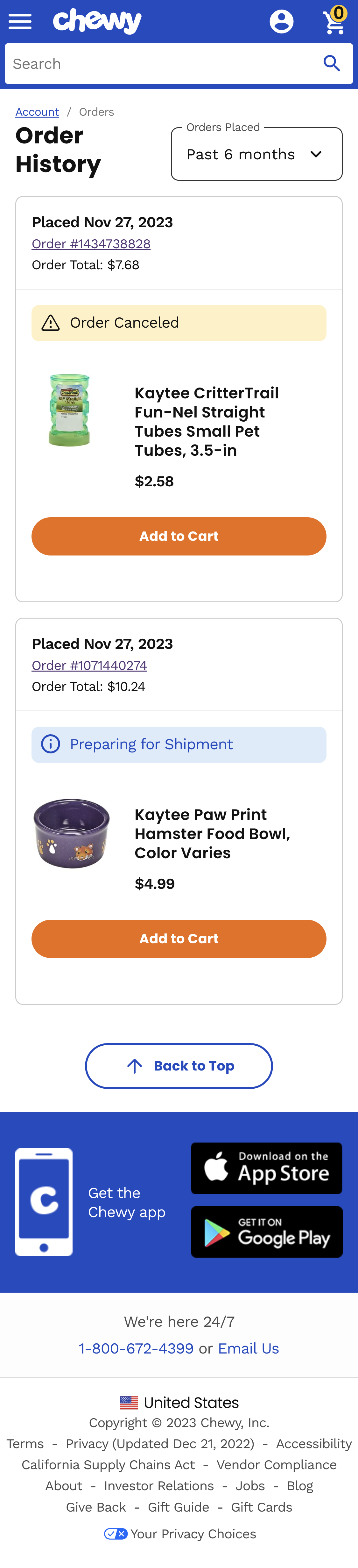Chewy’s Mobile Orders Overview 13 of 132 Orders Overview Examples